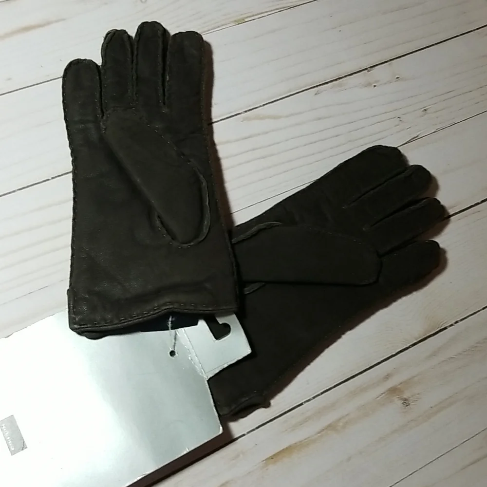 New Wilson's leather gloves small‎